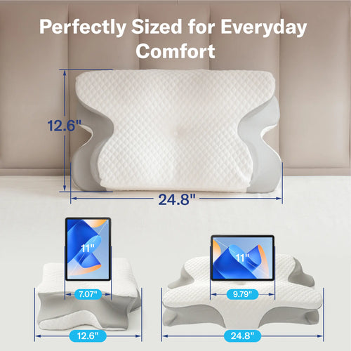 Contour Memory Foam Pillow | Neck Pain Relief