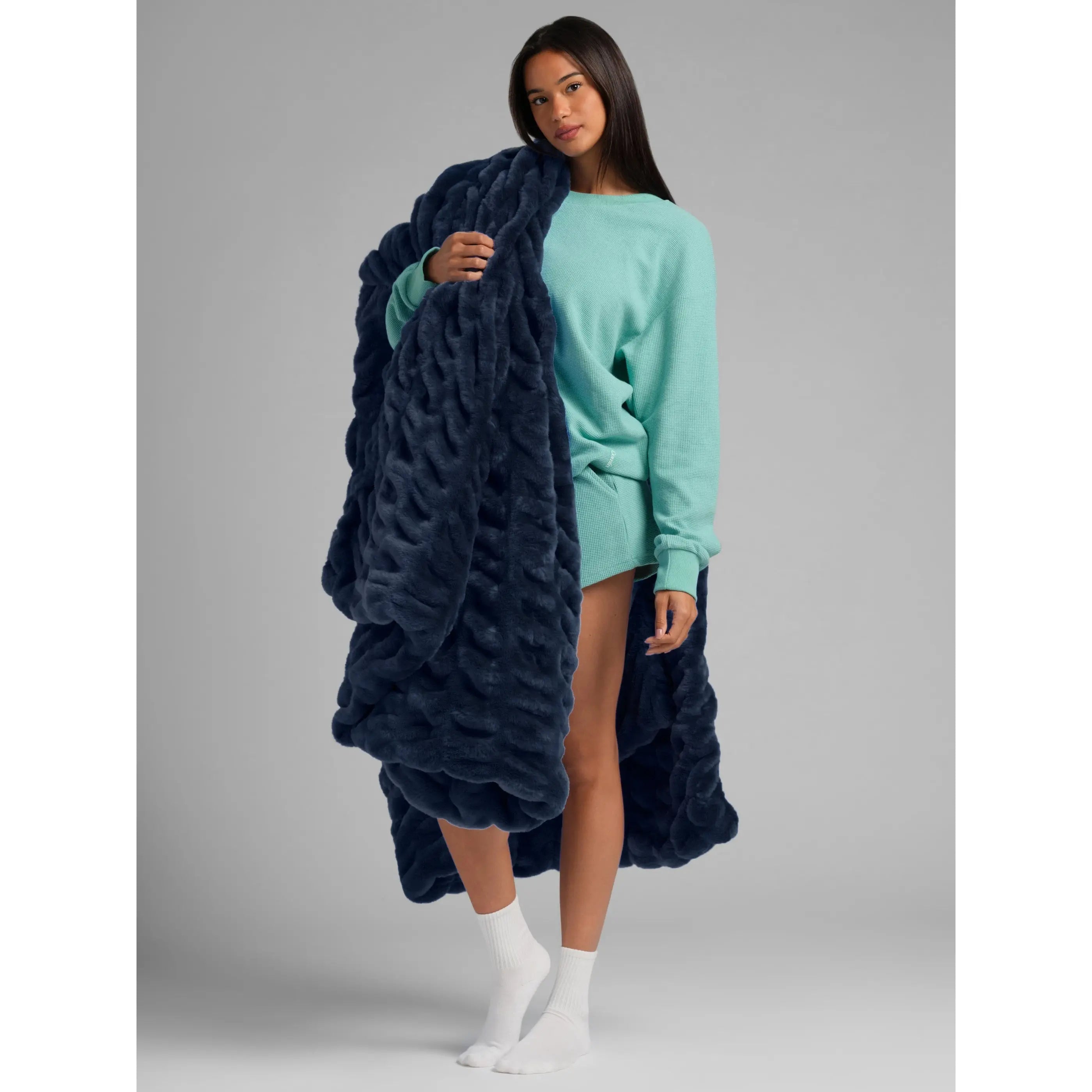 ☁️Dreamer Blanket – Ultra Soft Plush Weighted Blanket for Better Sleep & Relaxation